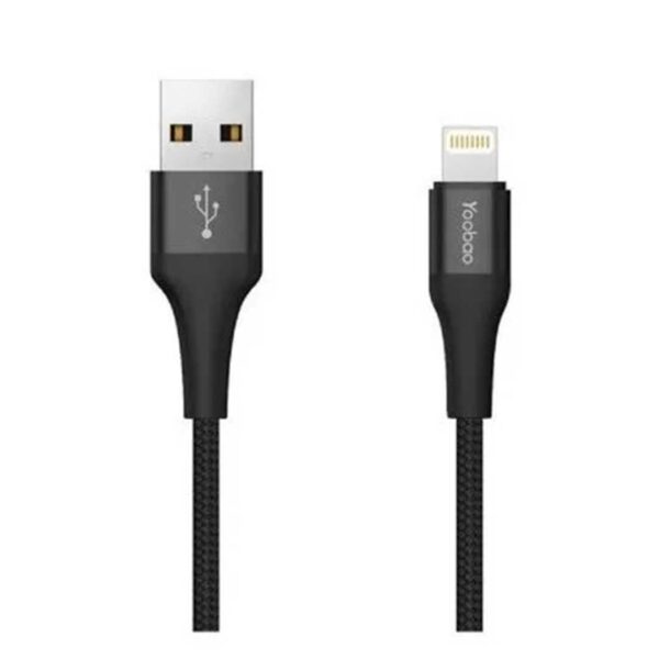 Cable Tipo-C Marca Yoobao Modelo YB-432C  Negro  3A - Imagen 2