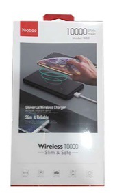 POWER BANK W10 10000MAH WHITE 2IN - 2OUT WIRE