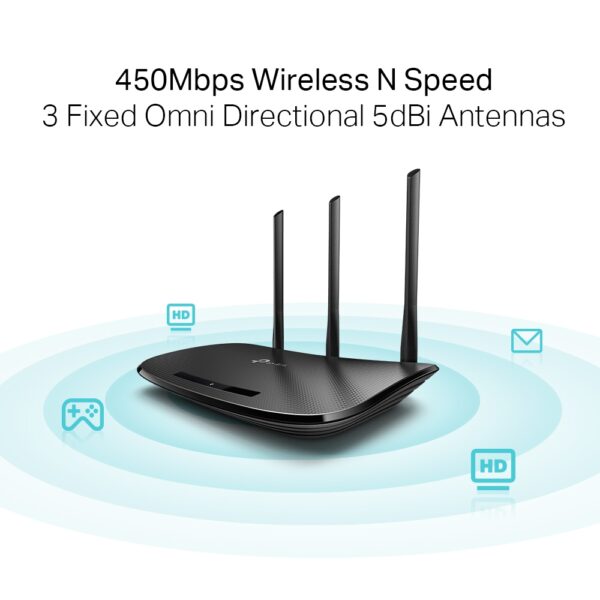 Router Marca TPLINK Modelo TL-WR940N 3 Antenas - Imagen 2