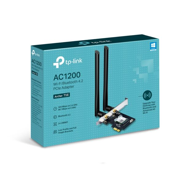 Adaptador AC1200 Wi-Fi Bluetooth 4.2 PCIe- Archer T5E - Imagen 2