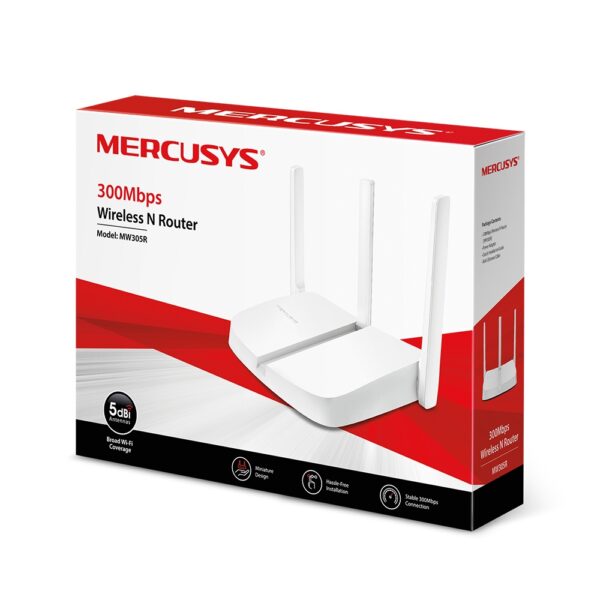 Router inalámbrico Mercusys N de 300Mbps MW305R - Imagen 4