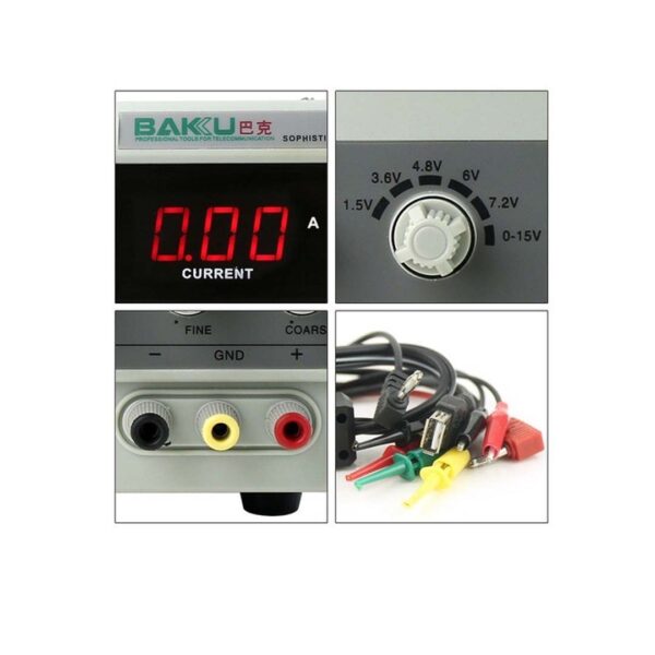 Fuente De Poder Regulable Baku Bk-1502dd - Imagen 4